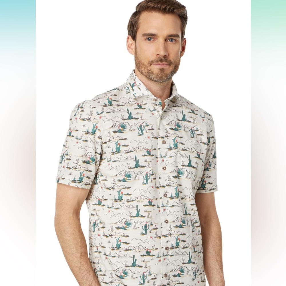 Johnnie-O Ezekiel hangin’ out button up short sleeve shirt